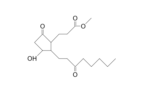 11-Hydroxy-9,15-dioxo-1,2,3,4-tetranorprostanoic acid, methyl ester