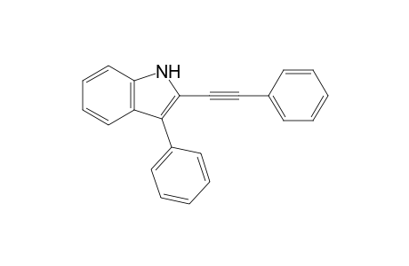 3-Phenyl-2-(phenylethynyl)indole