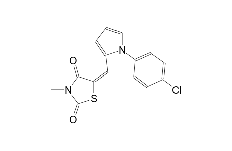 (5E)-5-{[1-(4-chlorophenyl)-1H-pyrrol-2-yl]methylene}-3-methyl-1,3-thiazolidine-2,4-dione