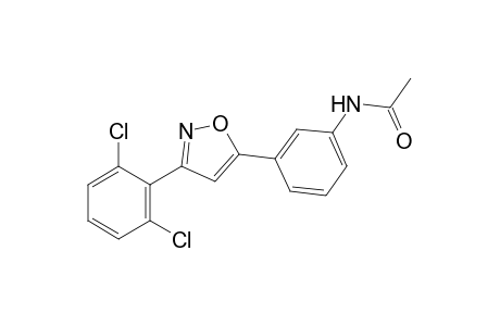 3'-[3-(2,6-dichlorophenyl)-5-isoxazolyl]acetanilide