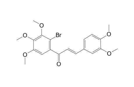 (2E)-1-(2-Bromo-3,4,5-trimethoxyphenyl)-3-(3,4-dimethoxyphenyl)prop-2-en-1-one