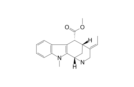 METHYL-4(E)-ETHYLIDENE-11-METHYL-1,2,3,4,5,6-HEXAHYDRO-1,5-METHANOAZOCINO-[3,4-B]-INDOLE-6-ALPHA-CARBOXYLATE