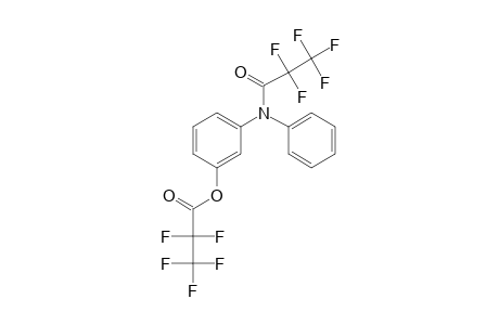 3-Hydroxydiphenylamine, N,o-bis(pentafluoropropionyl)-