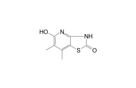 Thiazolo[4,5-b]pyridin-2(3H)-one, 5-hydroxy-6,7-dimethyl-