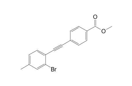 1-(2'-Bromo-4'-methylphenyl)-2-[(p-methoxycarbonyl)phenyl]-ethyne