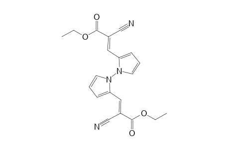 2-Propenoic acid, 3,3'-[1,1'-bi-1H-pyrrole]-2,2'-diylbis[2-cyano-, diethyl ester