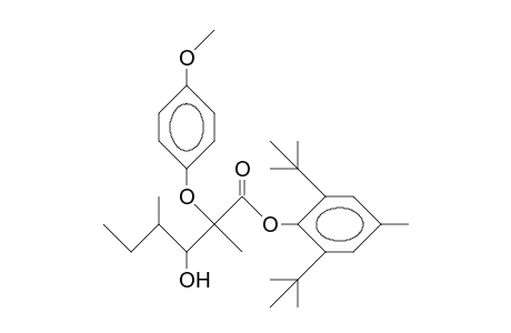 (2RS, 3Sr)-2,4-dimethyl-3-hydroxy-2-(4-methoxy-phenoxy)-hexanoic acid, 4-methyl-2,6-di-tert-butyl-phenyl ester