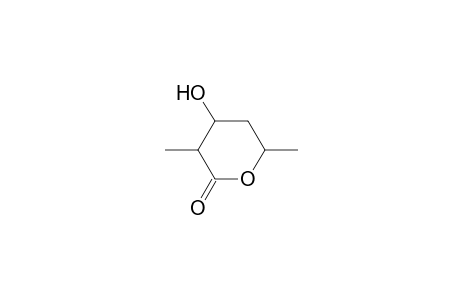 3,6-Dimethyl-4-oxidanyl-oxan-2-one