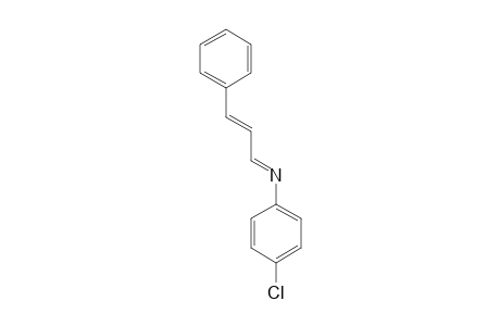 4-Chloro-N-cinnamylidene aniline