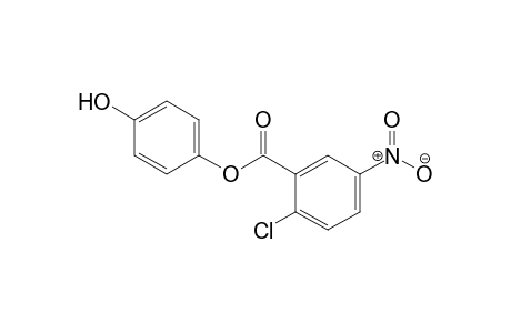 Benzoic acid, 2-chloro-5-nitro-, 4-hydroxyphenyl ester