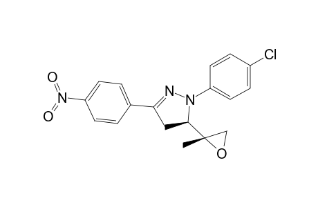 (R)-1-(4-Chlorophenyl)-5-((R)-2-methyloxiran-2-yl)-3-(4-nitrophenyl)-4,5-dihydro-1H-pyrazole