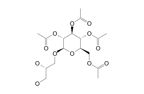 (2R)-2,3-DIHYDROXYPROPYL-TETRA-O-ACETYL-BETA-D-GLUCOPYRANOSIDE