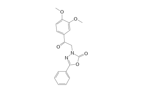 3-[2-(3,4-Dimethoxy-phenyl)-2-oxo-ethyl]-5-phenyl-3H-[1,3,4]oxadiazol-2-one
