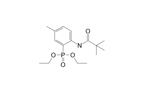 N-(2-diethoxyphosphoryl-4-methyl-phenyl)-2,2-dimethyl-propionamide