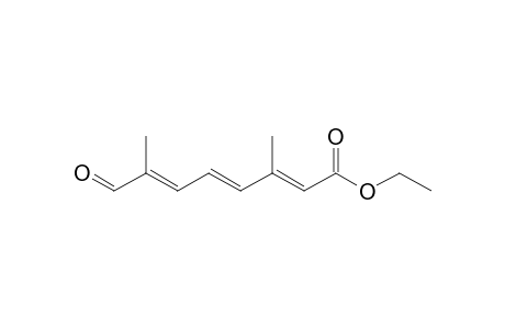 Ethyl (2E,4E,6E)-3,7-dimethyl-8-oxoocta-2,4,6-trienoate