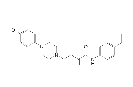urea, N-(4-ethylphenyl)-N'-[2-[4-(4-methoxyphenyl)-1-piperazinyl]ethyl]-