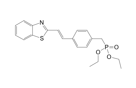 2-[(E)-2-[4-(diethoxyphosphorylmethyl)phenyl]ethenyl]-1,3-benzothiazole