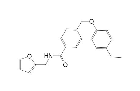 4-[(4-ethylphenoxy)methyl]-N-(2-furylmethyl)benzamide