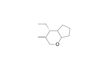 5.alpha.-Ethyl-4-methylene-2-oxabicyclo[4.3.0]nonane