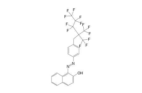 1-{4-[(Perfluoro-2-methylpentan-2-yl)methyl]phenyl}azonaphth-2-ol