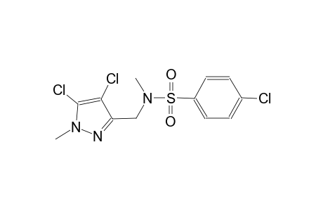 benzenesulfonamide, 4-chloro-N-[(4,5-dichloro-1-methyl-1H-pyrazol-3-yl)methyl]-N-methyl-