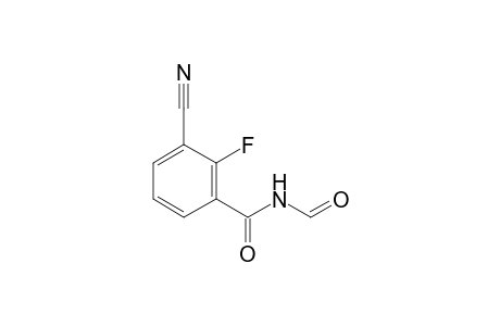 Benzamide, 3-cyano-2-fluoro-N-formyl-