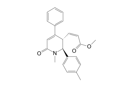 (Z)-methyl 3-[(2S*,3S*)-2,3-dihydro-1-methyl-2-(4-methylphenyl)-6-oxo-4-phenylpyrid-3-yl]propenoate