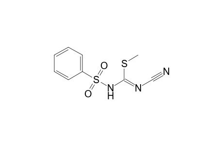 3-(benzenesulfonyl)-1-cyano-2-methyl-isothiourea