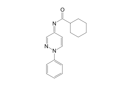 Cyclohexanecarboxamide, N-(1-phenyl-4(1H)-pyridazinylidene)-
