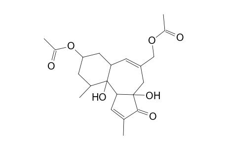 [8-(Acetyloxy)-3a,10a-dihydroxy-2,10-dimethyl-3-oxo-3,3a,4,6a,7,8,9,10,10a,10b-decahydrobenzo[e]azulen-5-yl]methyl acetate
