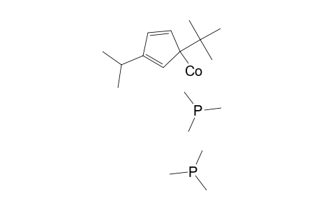 Cobalt, [(1,2,3,4,5-.eta.)-1-(1,1-dimethylethyl)-3-(1-methylethyl)-2,4-cyclop entadien-1-yl]bis(trimethylphosphine)-