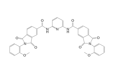 2-(2-methoxyphenyl)-N-[6-({[2-(2-methoxyphenyl)-1,3-dioxo-2,3-dihydro-1H-isoindol-5-yl]carbonyl}amino)-2-pyridinyl]-1,3-dioxo-5-isoindolinecarboxamide