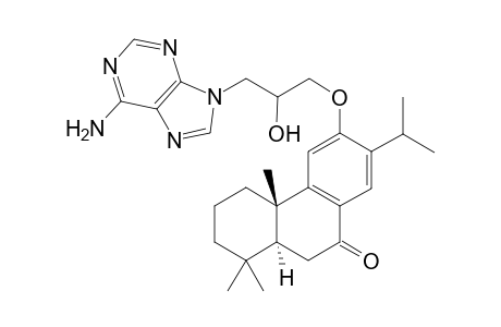 12-[3-(6-Amino-9H-purin-9-yl)-2-hydroxypropoxy]abieta-8,11,13-trien-7-one