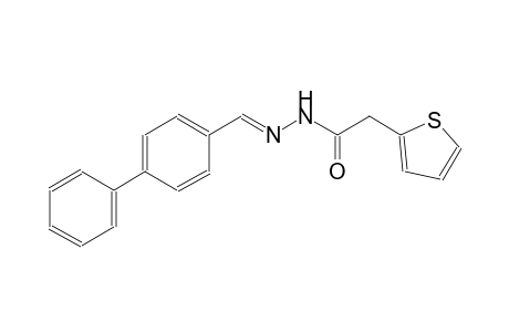 2-thiopheneacetic acid, 2-[(E)-[1,1'-biphenyl]-4-ylmethylidene]hydrazide