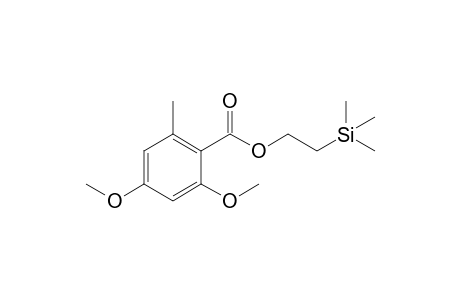 2,4-Dimethoxy-6-methyl-benzoic acid 2-trimethylsilylethyl ester