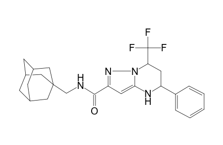 5-Phenyl-7-trifluoromethyl-4,5,6,7-tetrahydro-pyrazolo[1,5-a]pyrimidine-2-carboxylic acid (adamantan-1-ylmethyl)-amide