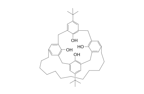 11,23-di-tert-butyl-5,17-dodecano-25,26,27,28-tetrahydroxycalix[4]arene