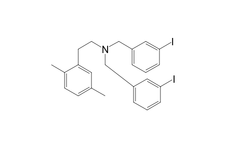 N,N-Bis(3-iodobenzyl)-2,5-dimethylbenzeneethanamine