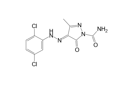 4-[(2,5-dichlorophenyl)hydrazono]-3-methyl-5-oxo-2-pyrazoline-1-carboxamide