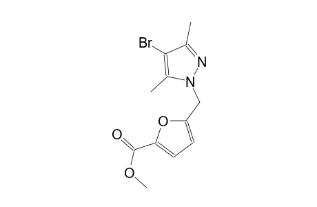 methyl 5-[(4-bromo-3,5-dimethyl-1H-pyrazol-1-yl)methyl]-2-furoate
