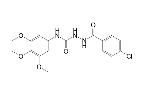 1-(p-chlorobenzoyl)-4-(3,4,5-trimethoxyphenyl)semicarbazide