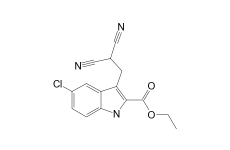 ETHYL-5-CHLORO-3-(2,2-DICYANOETHYL)-INDOLE-2-CARBOXYLATE