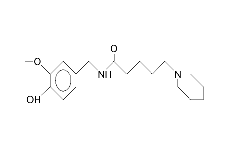 N-(4-Hydroxy-3-methoxy-benzyl)-5-piperidino-pentanamide