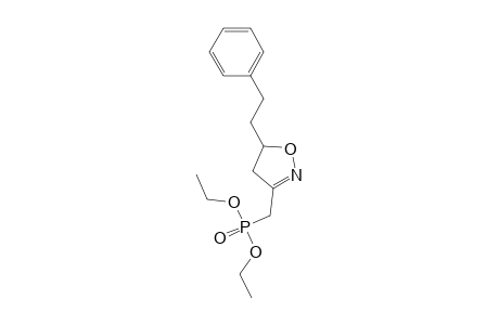 3-(Diethoxyphosphinyl)methyl-5-phenethyl-2-isoxazoline