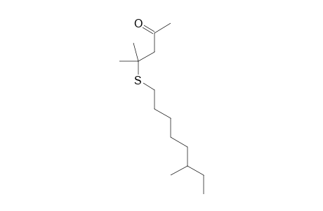 4-Methyl-4-((6-methyloctyl)thio)pentan-2-one