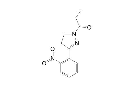1-ETHYLCARBONYL-3-(2-NITROPHENYL)-4,5-DIHYDRO-1H-PYRAZOLE