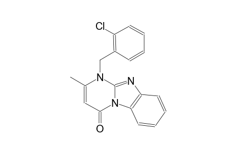 pyrimido[1,2-a]benzimidazol-4(1H)-one, 1-[(2-chlorophenyl)methyl]-2-methyl-