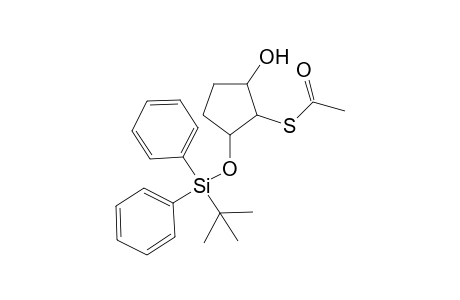 3-tert-Butyldiphenylsilyl-2-acetylthiocyclopentanol