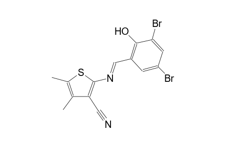 3-thiophenecarbonitrile, 2-[[(E)-(3,5-dibromo-2-hydroxyphenyl)methylidene]amino]-4,5-dimethyl-