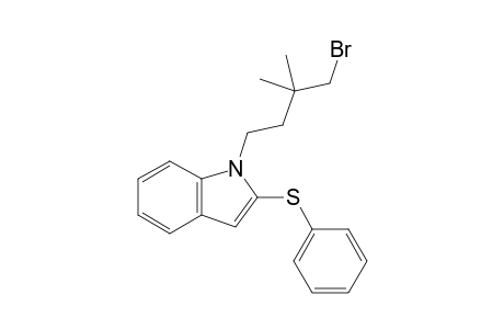 1-(4-bromanyl-3,3-dimethyl-butyl)-2-phenylsulfanyl-indole